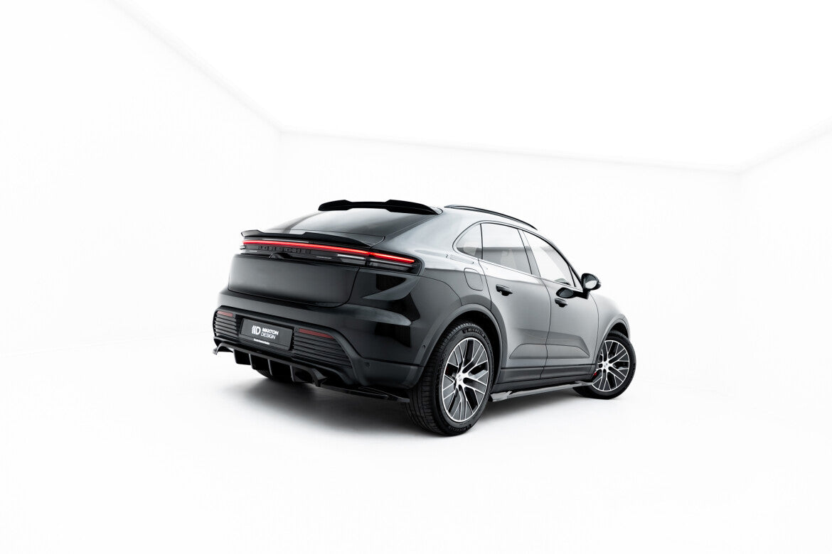 Diffusor Heckansatz passend für Porsche Macan EV Mk1 schwarz Hochglanz