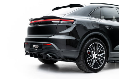 Diffusor Heckansatz passend für Porsche Macan EV Mk1 schwarz Hochglanz