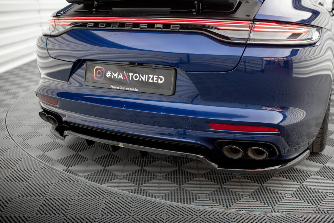 Diffusor Heckansatz passend für Porsche Panamera GTS Sport Turismo 971 FL schwarz Hochglanz