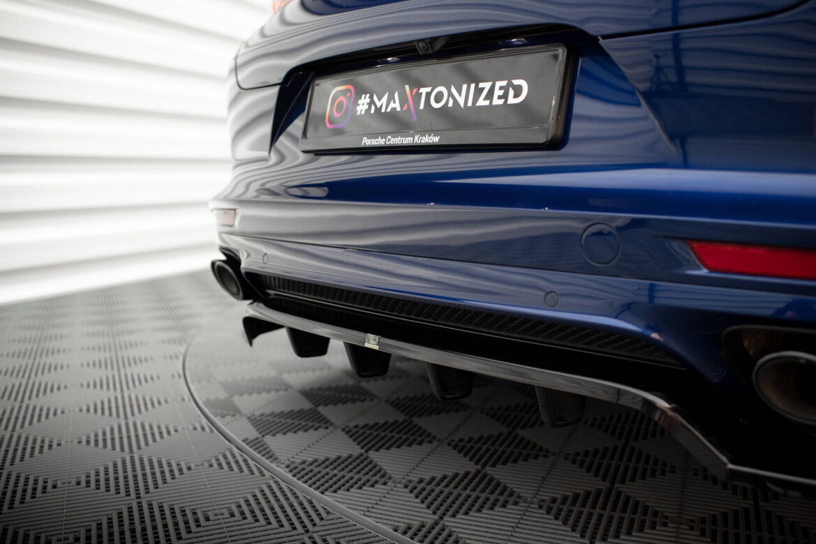 Diffusor Heckansatz passend für Porsche Panamera GTS Sport Turismo 971 FL schwarz Hochglanz
