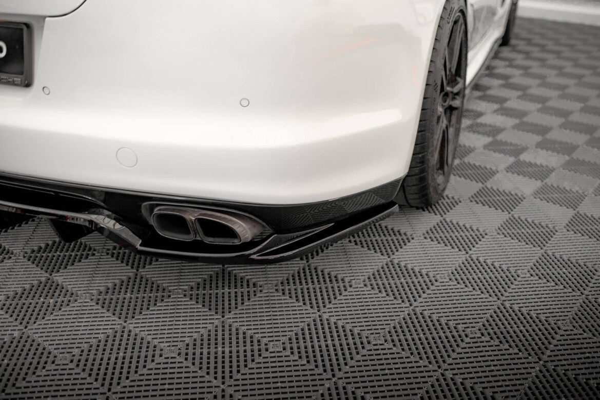 Diffusor Heckansatz passend für Porsche Panamera Turbo 970 schwarz Hochglanz