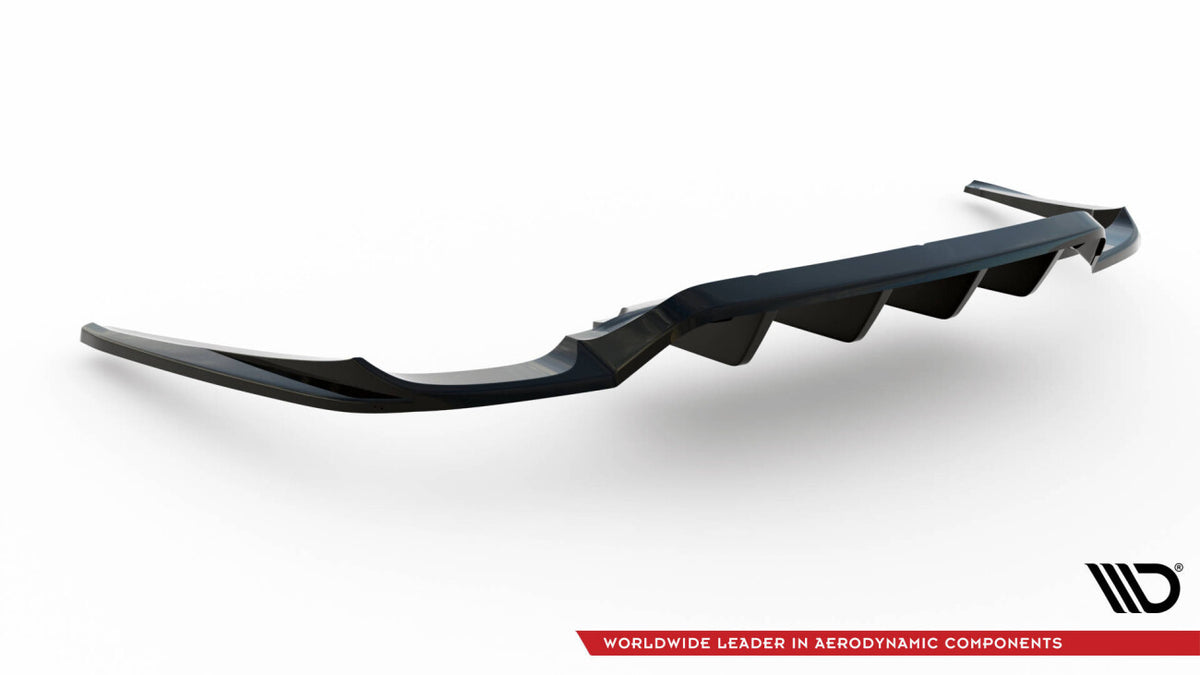 Diffusor Heckansatz passend für Porsche Panamera Turbo 970 schwarz Hochglanz