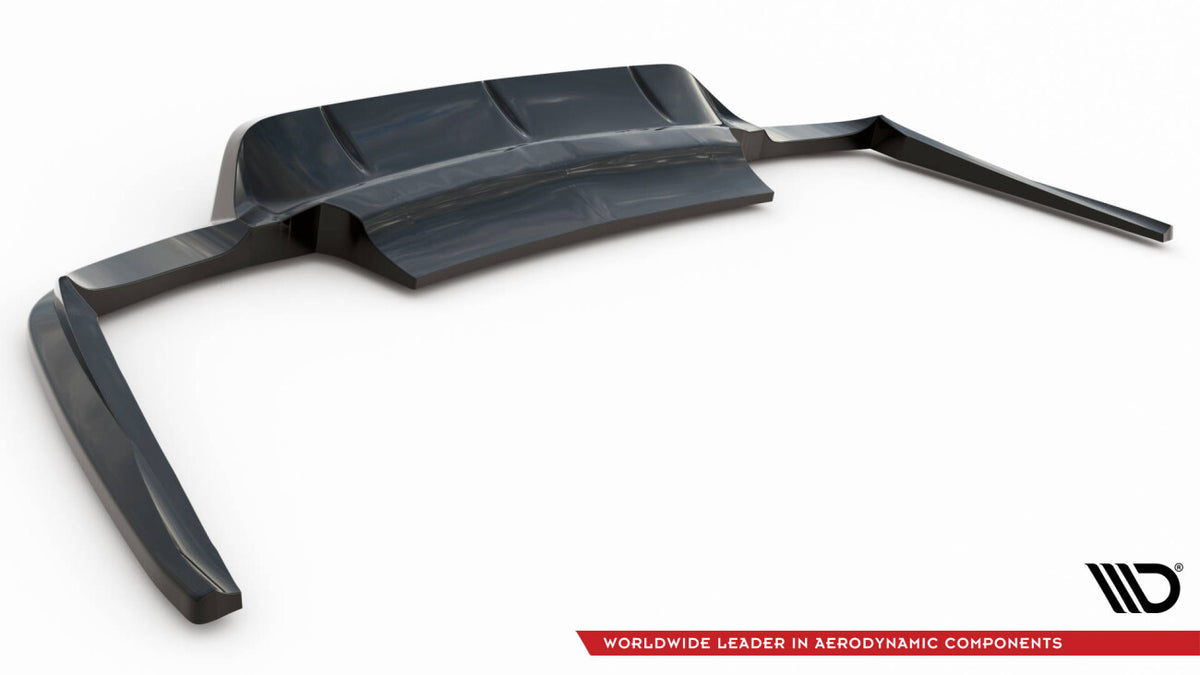 Diffusor Heckansatz passend für Porsche Panamera Turbo 970 schwarz Hochglanz