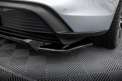 Diffusor Heckansatz passend für Porsche Taycan / Taycan 4 / Taycan 4S / Taycan GTS Mk1 schwarz Hochglanz