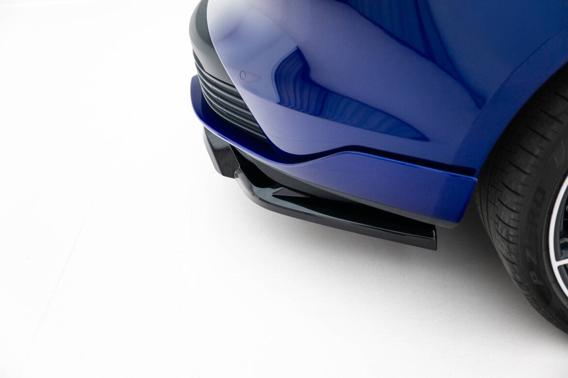 Diffusor Heckansatz passend für Porsche Taycan Turbo S Mk1 schwarz Hochglanz