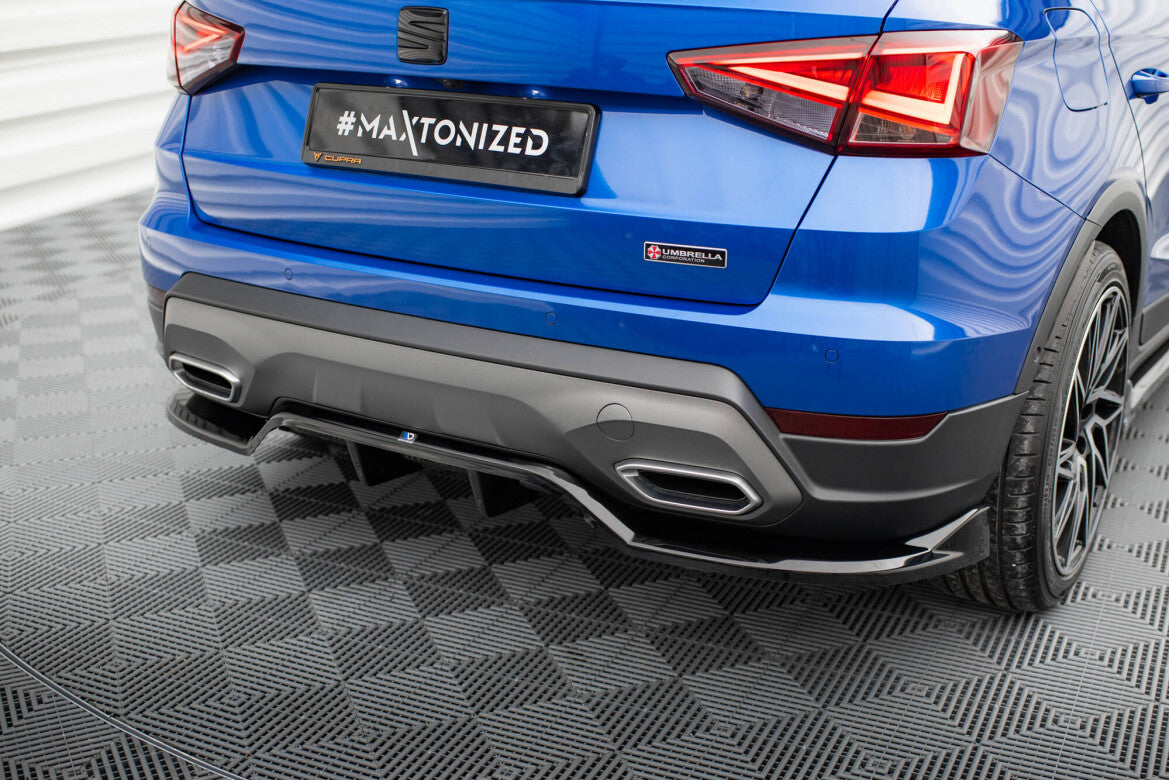 Diffusor Heckansatz passend für Seat Arona FR Mk1 FL schwarz Hochglanz