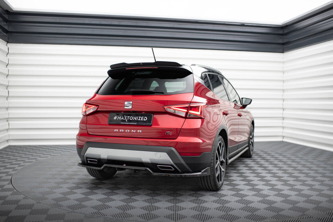Diffusor Heckansatz passend für Seat Arona FR Mk1 schwarz Hochglanz