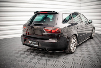 Diffusor Heckansatz passend für Seat Exeo schwarz Hochglanz