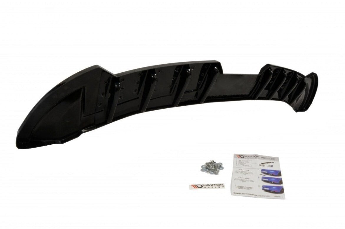 Diffusor Heckansatz passend für Seat Ibiza 4 SportCoupe (vor FL) schwarz Hochglanz