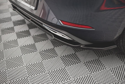 Diffusor Heckansatz passend für Seat Leon FR Hatchback Mk4 schwarz Hochglanz