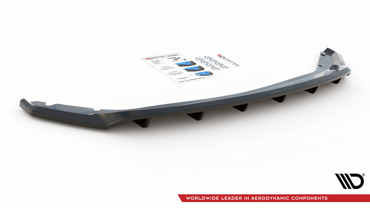Diffusor Heckansatz passend für Seat Leon Hatchback Mk3 schwarz Hochglanz