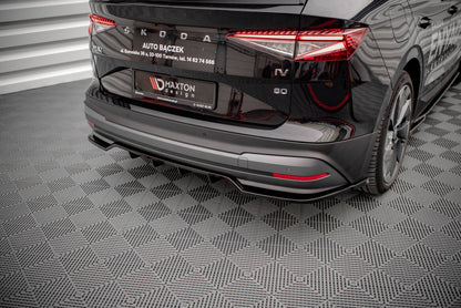 Diffusor Heckansatz passend für Skoda Enyaq iV Carbon Look
