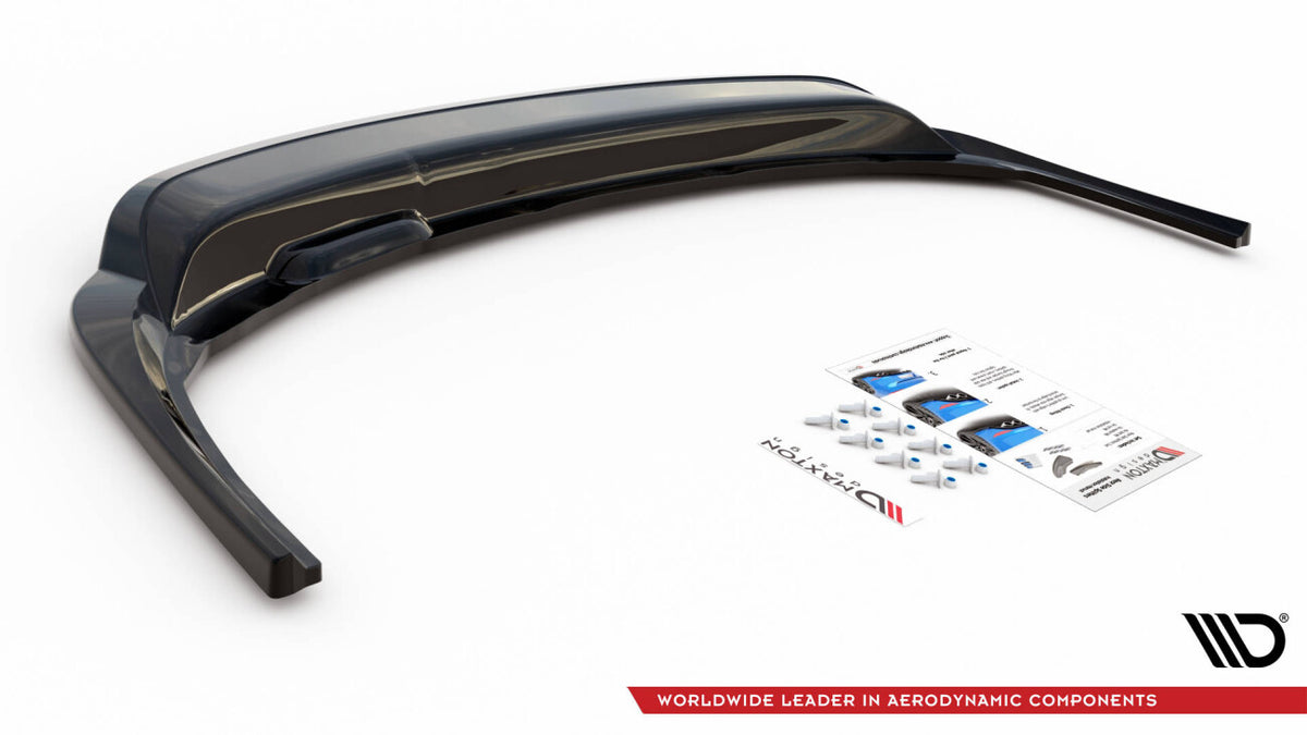 Diffusor Heckansatz passend für Skoda Fabia Combi Mk3 FL schwarz Hochglanz