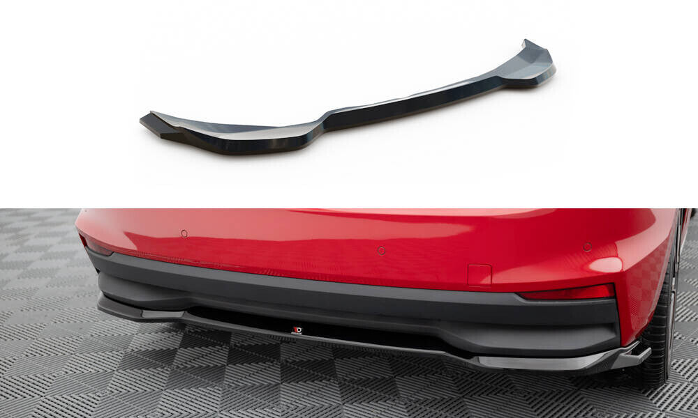 Diffusor Heckansatz passend für Skoda Fabia Mk4 schwarz Hochglanz