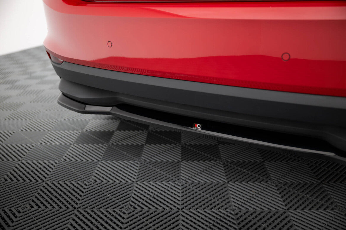 Diffusor Heckansatz passend für Skoda Fabia Mk4 schwarz Hochglanz