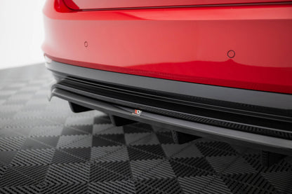 Diffusor Heckansatz passend für Skoda Fabia Monte Carlo Mk4 schwarz Hochglanz