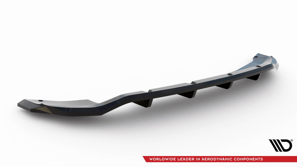 Diffusor Heckansatz passend für Skoda Fabia Monte Carlo Mk4 schwarz Hochglanz