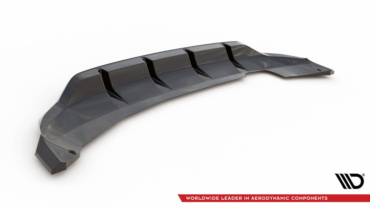 Diffusor Heckansatz passend für Skoda Fabia Monte Carlo Mk4 schwarz Hochglanz