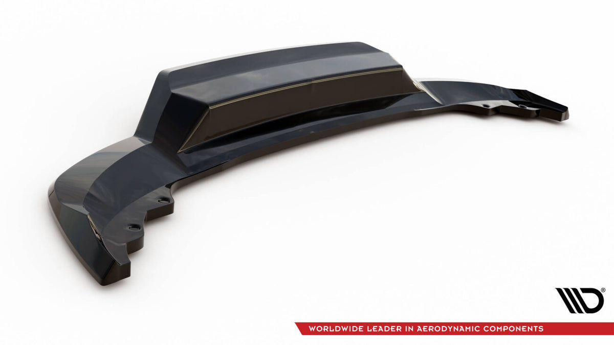 Diffusor Heckansatz passend für Skoda Karoq Sportline Mk1 FL schwarz Hochglanz