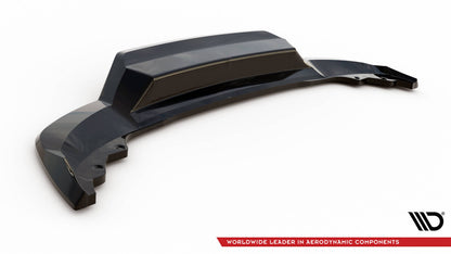 Diffusor Heckansatz passend für Skoda Karoq Sportline Mk1 FL schwarz Hochglanz