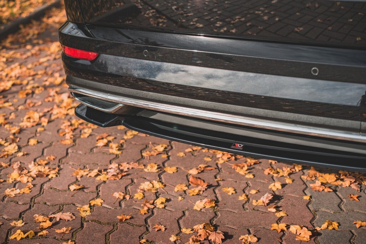 Diffusor Heckansatz passend für Skoda Karoq Sportline schwarz Hochglanz