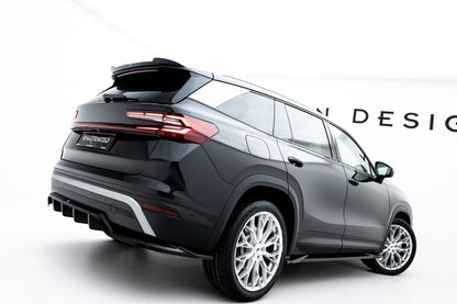 Diffusor Heckansatz passend für Skoda Kodiaq Mk2 schwarz Hochglanz