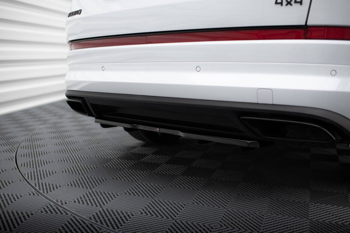 Diffusor Heckansatz passend für Skoda Kodiaq RS Mk1 / Mk1 FL schwarz Hochglanz