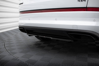 Diffusor Heckansatz passend für Skoda Kodiaq RS Mk1 / Mk1 FL schwarz Hochglanz