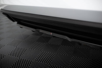 Diffusor Heckansatz passend für Skoda Kodiaq RS Mk1 / Mk1 FL schwarz Hochglanz