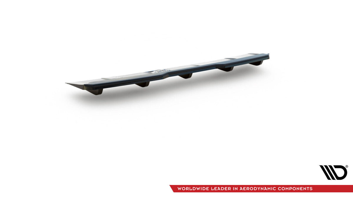 Diffusor Heckansatz passend für Skoda Kodiaq RS Mk1 / Mk1 FL schwarz Hochglanz