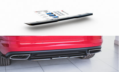 Diffusor Heckansatz passend für Skoda Kodiaq RS Mk1 / Mk1 FL schwarz Hochglanz