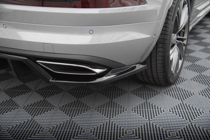 Diffusor Heckansatz passend für Skoda Kodiaq RS Mk1 / Mk1 FL schwarz Hochglanz