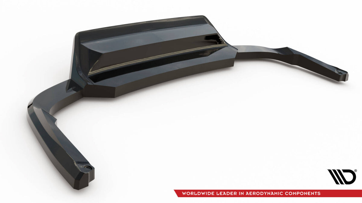 Diffusor Heckansatz passend für Skoda Kodiaq RS Mk1 / Mk1 FL schwarz Hochglanz