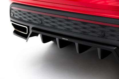 Diffusor Heckansatz passend für Skoda Kodiaq RS Mk2 schwarz Hochglanz