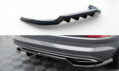 Diffusor Heckansatz passend für Skoda Kodiaq Sportline Mk1 / Mk1 FL schwarz Hochglanz