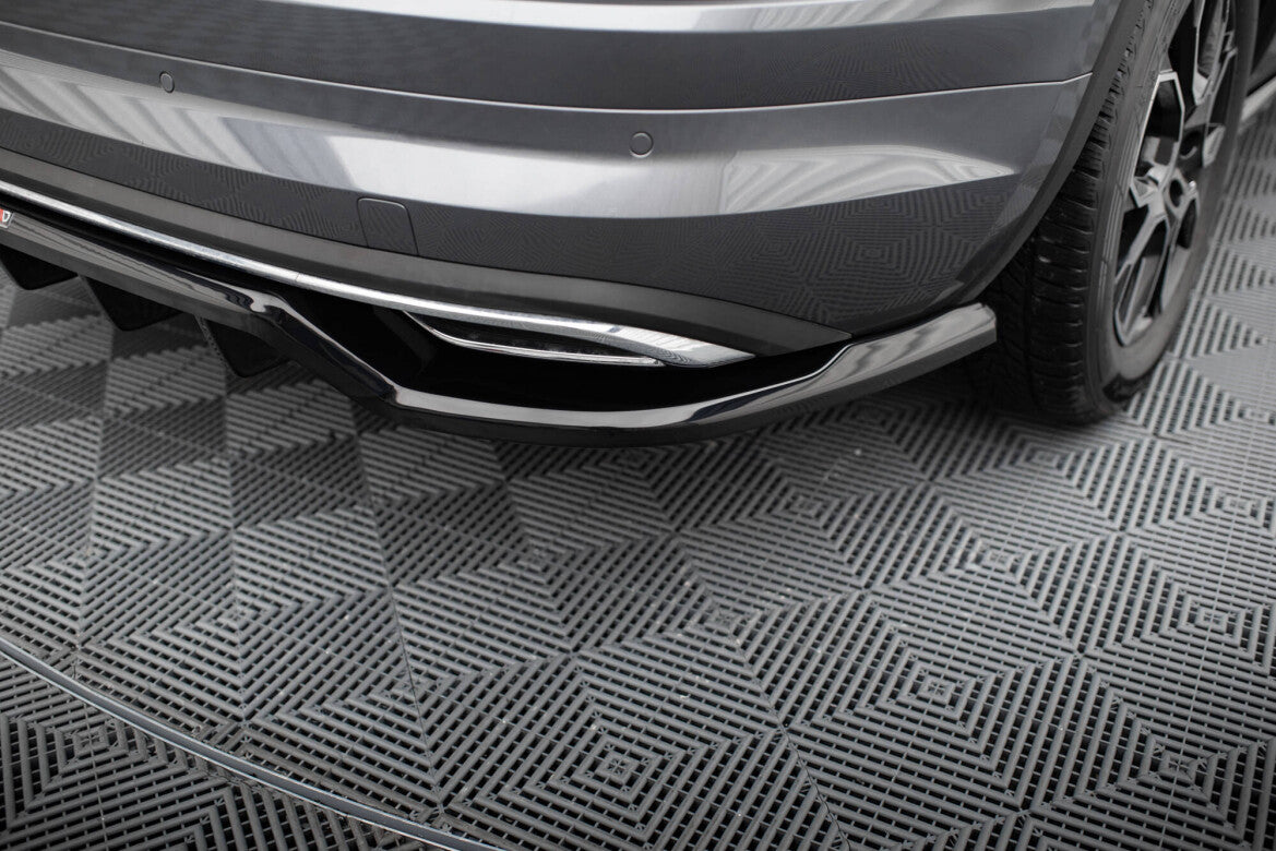 Diffusor Heckansatz passend für Skoda Kodiaq Sportline Mk1 / Mk1 FL schwarz Hochglanz