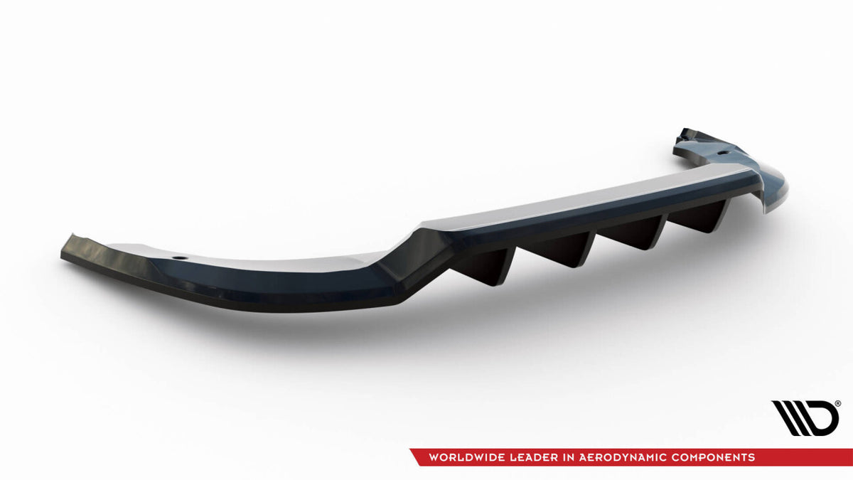 Diffusor Heckansatz passend für Skoda Kodiaq Sportline Mk1 / Mk1 FL schwarz Hochglanz