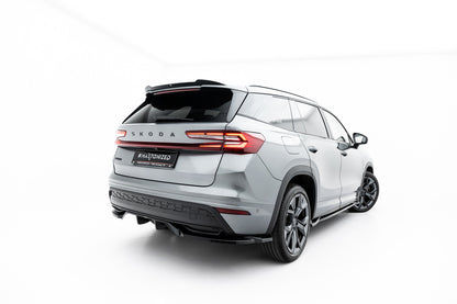 Diffusor Heckansatz passend für Skoda Kodiaq Sportline Mk2 schwarz Hochglanz