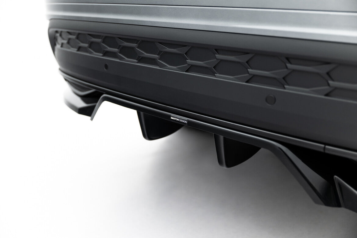 Diffusor Heckansatz passend für Skoda Kodiaq Sportline Mk2 schwarz Hochglanz