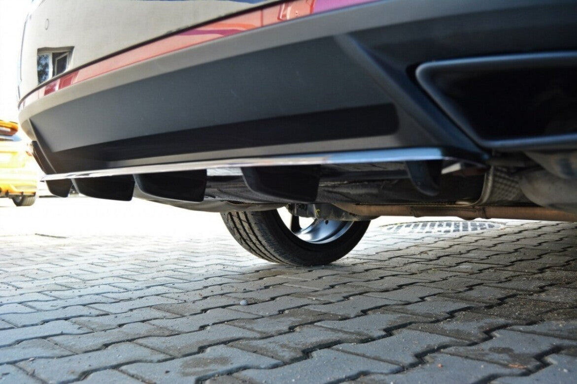 Diffusor Heckansatz passend für Skoda Octavia III RS schwarz Hochglanz