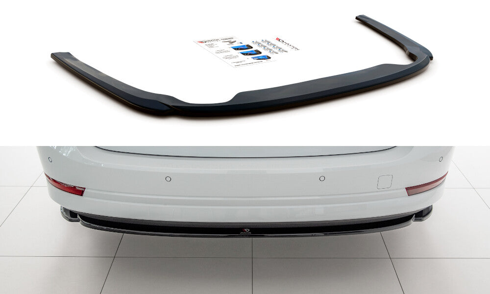 Diffusor Heckansatz passend für Skoda Octavia Mk4 Carbon Look
