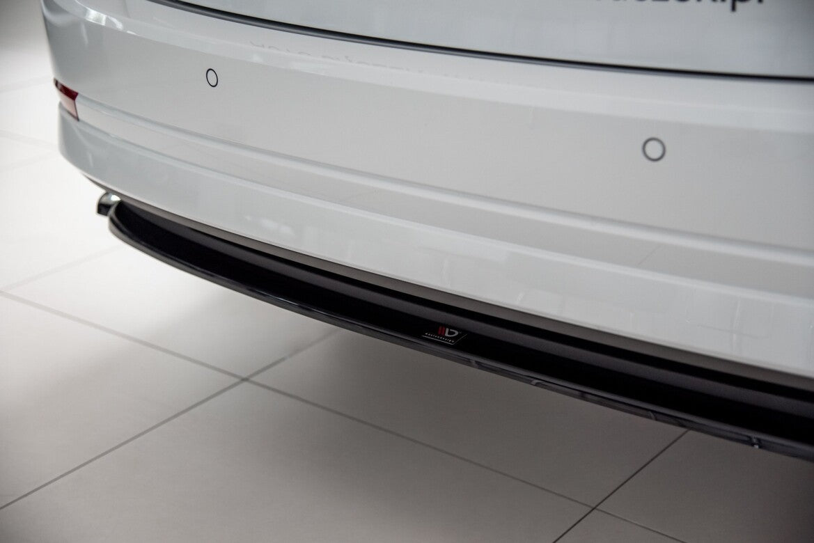 Diffusor Heckansatz passend für Skoda Octavia Mk4 Carbon Look