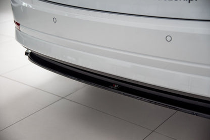 Diffusor Heckansatz passend für Skoda Octavia Mk4 Carbon Look