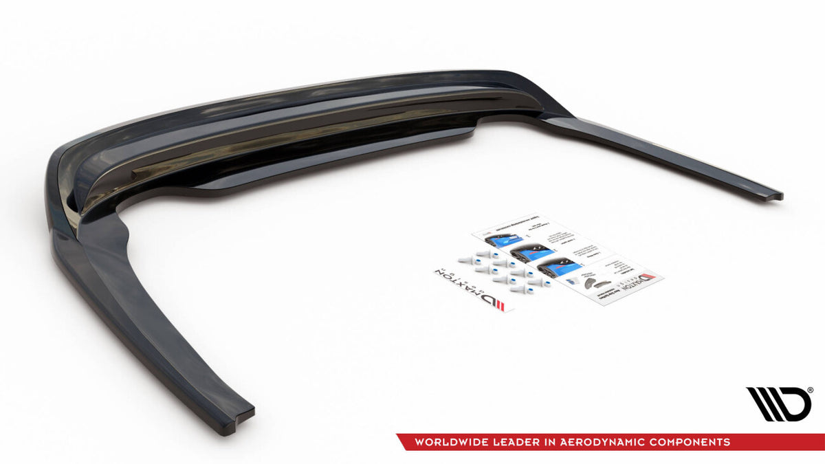 Diffusor Heckansatz passend für Skoda Octavia Mk4 schwarz Hochglanz