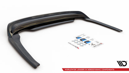 Diffusor Heckansatz passend für Skoda Octavia Mk4 schwarz Hochglanz