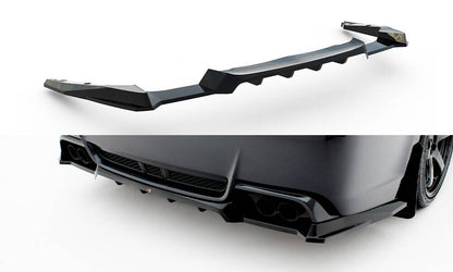 Diffusor Heckansatz passend für Subaru Impreza WRX STI Mk3 FL schwarz Hochglanz