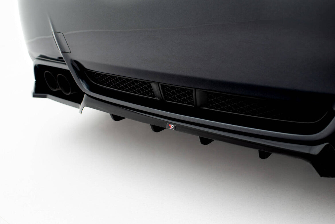 Diffusor Heckansatz passend für Subaru Impreza WRX STI Mk3 FL schwarz Hochglanz