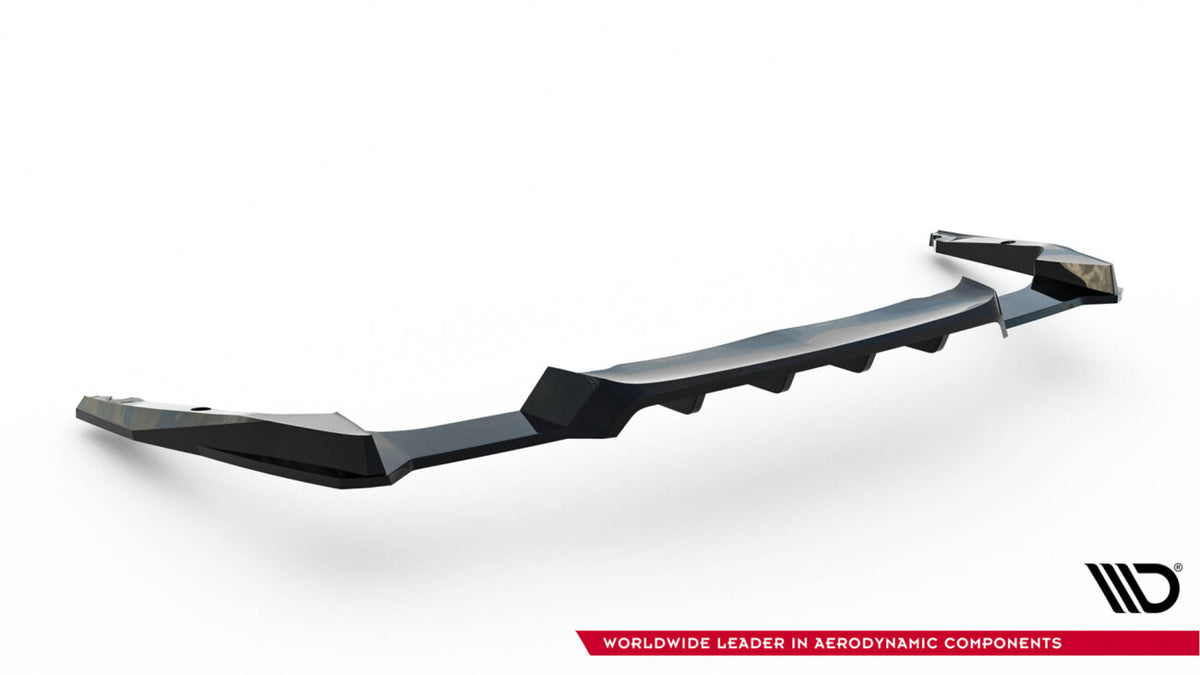 Diffusor Heckansatz passend für Subaru Impreza WRX STI Mk3 FL schwarz Hochglanz