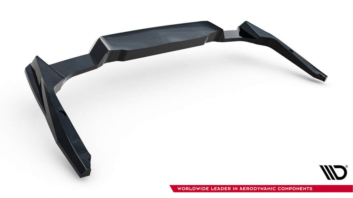 Diffusor Heckansatz passend für Subaru Impreza WRX STI Mk3 FL schwarz Hochglanz