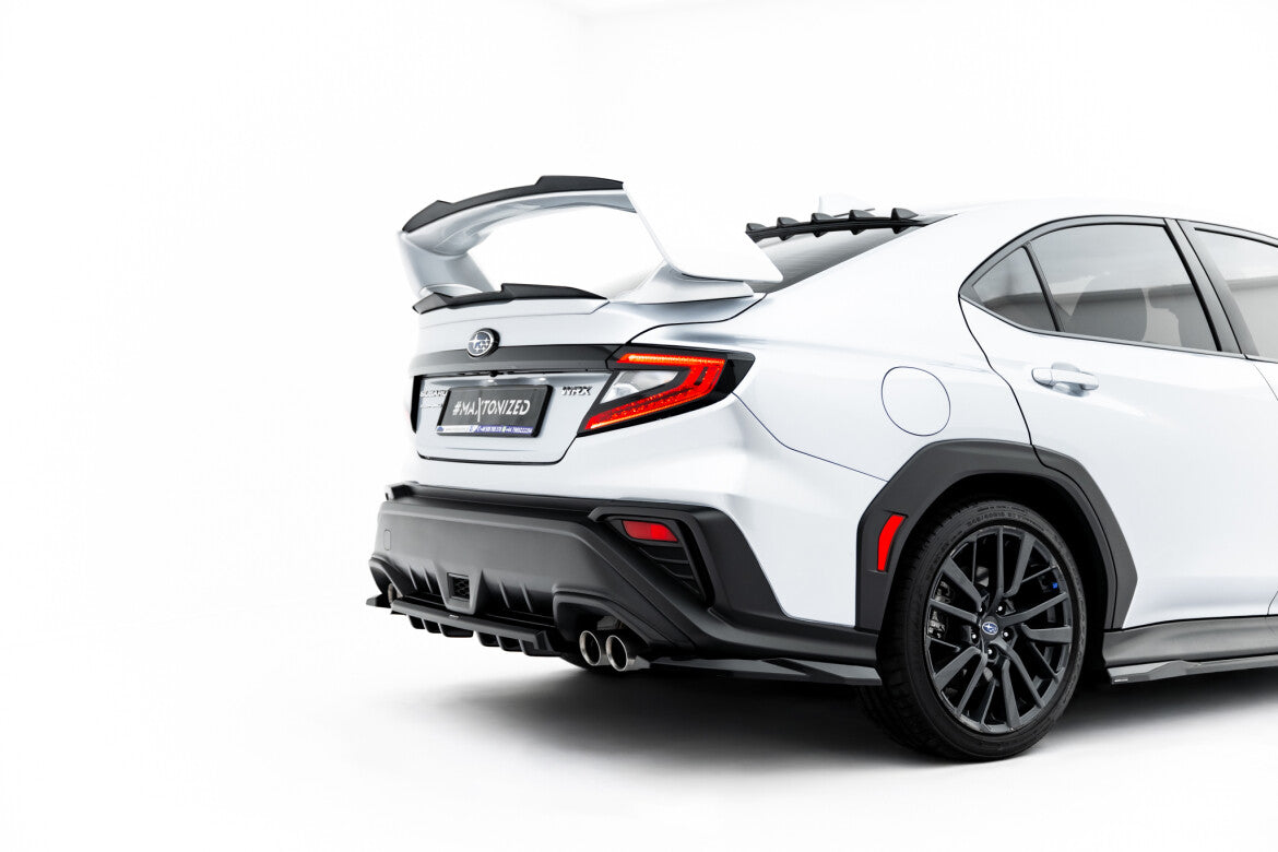 Diffusor Heckansatz passend für Subaru WRX STI Mk2 schwarz Hochglanz